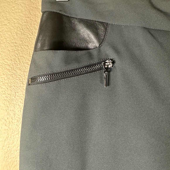 Rebecca Taylor Ava Tech Leather Moto Pants - Picture 3 of 7